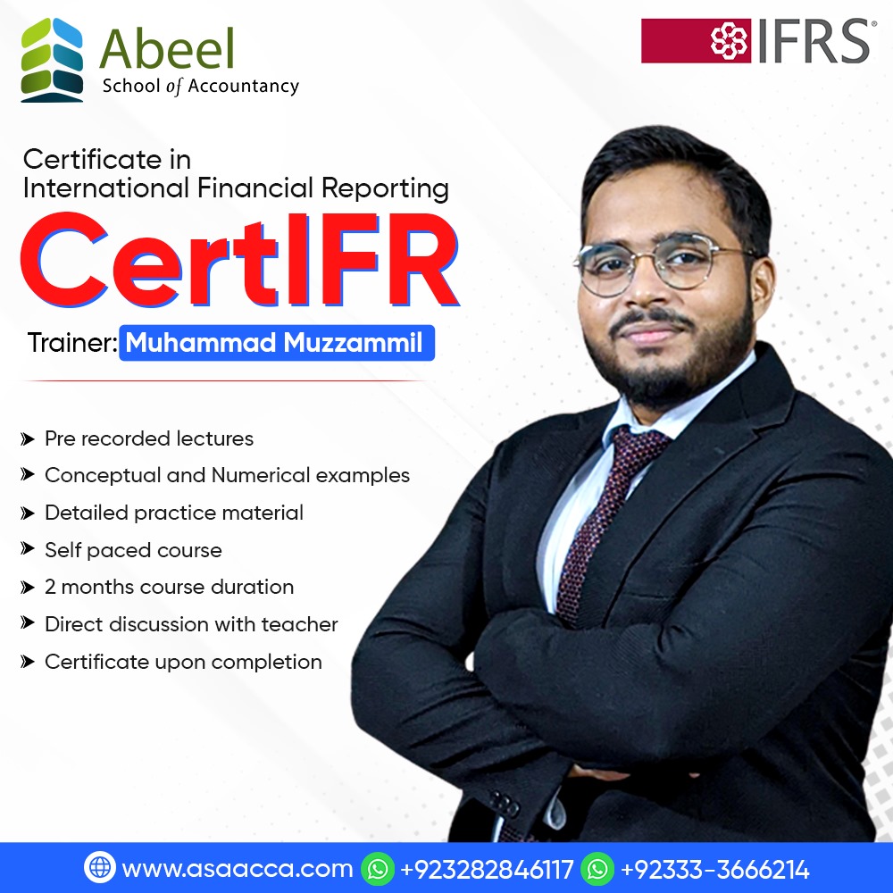 Certificate in International Financial Reporting (Cert IFR) | ASAACCA