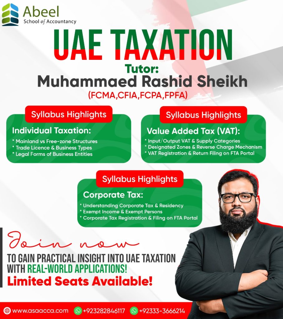 UAE Taxation Course