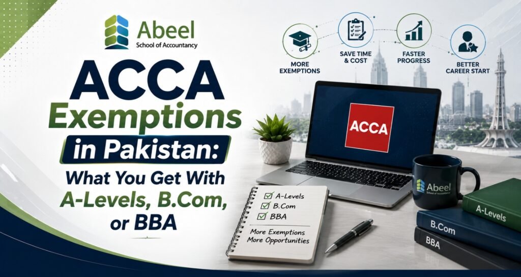 ACCA Exemptions in Pakistan: What You Get With A-Levels, B.Com, or BBA