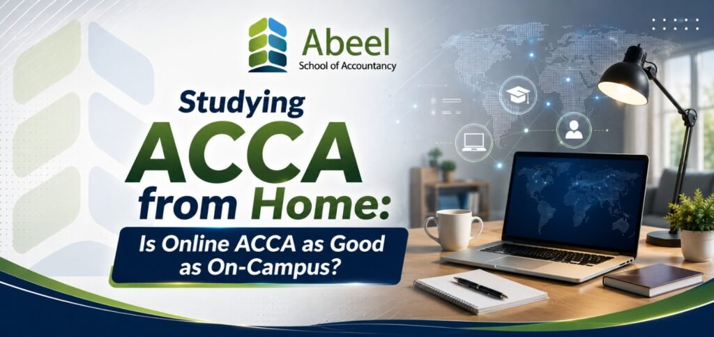Studying ACCA from Home: Is Online ACCA as Good as On-Campus?