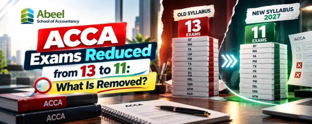 ACCA Exams Reduced from 13 to 11