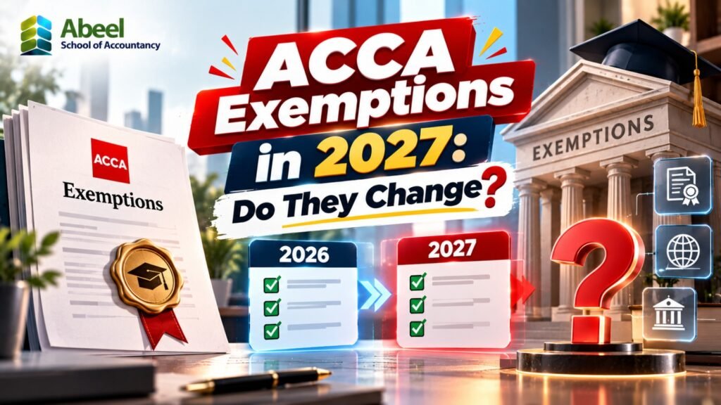 ACCA Exemptions in 2027