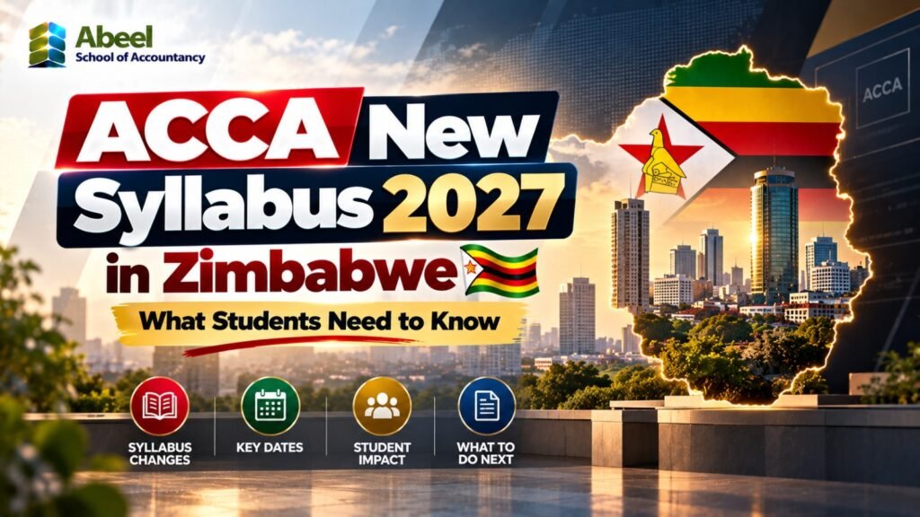 ACCA New Syllabus 2027 in Zimbabwe: What Students Need to Know | Abeel School Of Accountancy ACCA New Syllabus 2027 in Zimbabwe