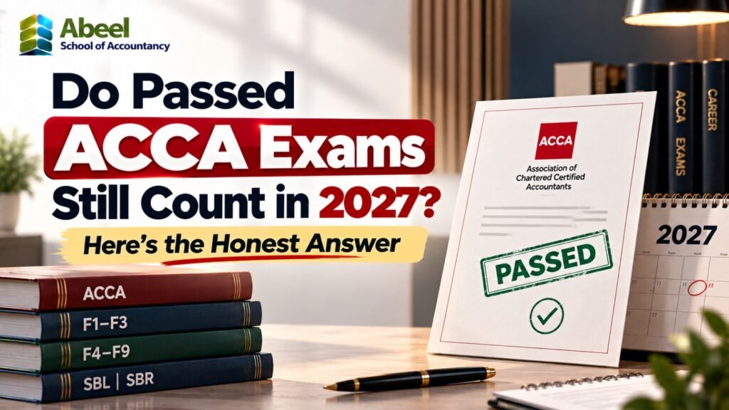 Do Passed ACCA Exams Still Count in 2027