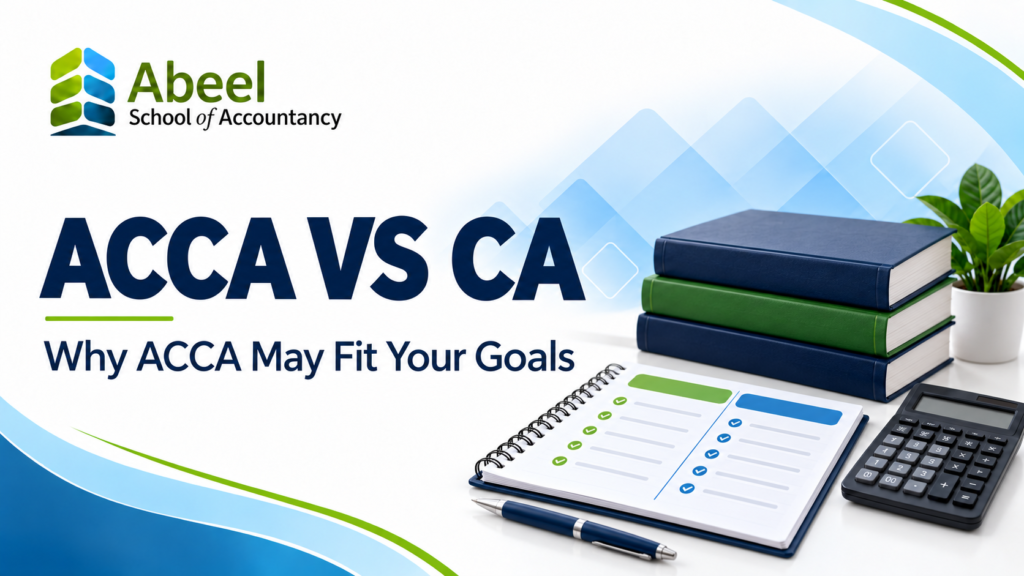 ACCA vs CA in Pakistan study guide by Abeel School of Accountancy