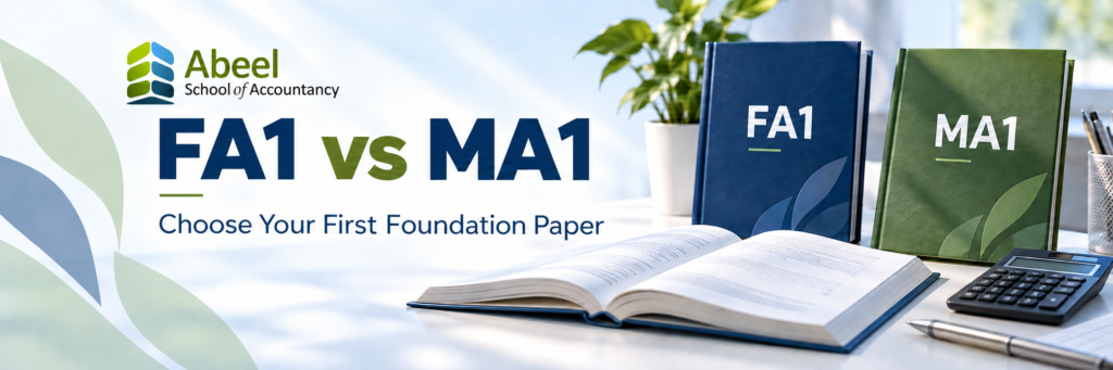 FA1 vs MA1 study comparison — Abeel School of Accountancy